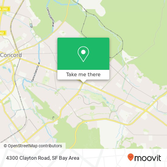 Mapa de 4300 Clayton Road