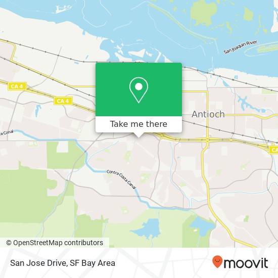 San Jose Drive map