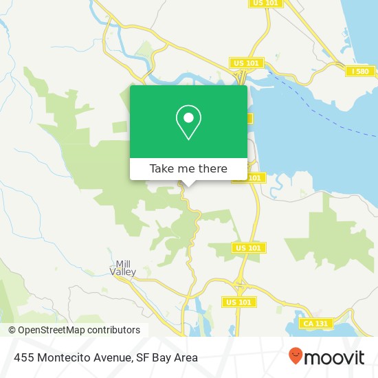 Mapa de 455 Montecito Avenue