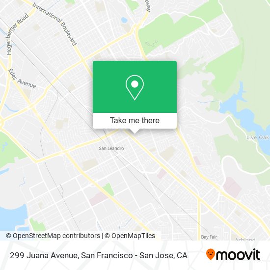 Mapa de 299 Juana Avenue