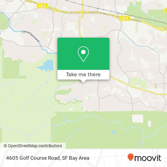 Mapa de 4605 Golf Course Road