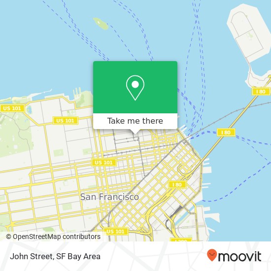 Mapa de John Street