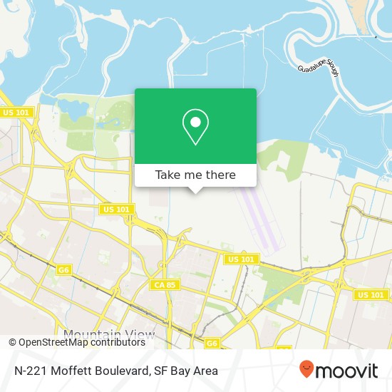 Mapa de N-221 Moffett Boulevard