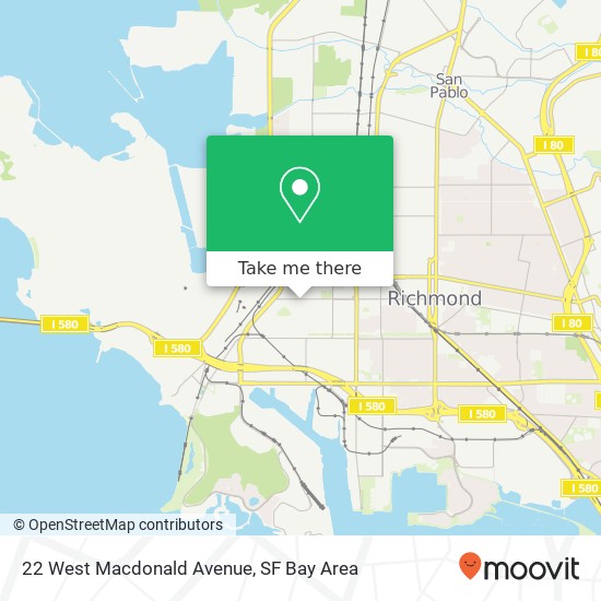 22 West Macdonald Avenue map