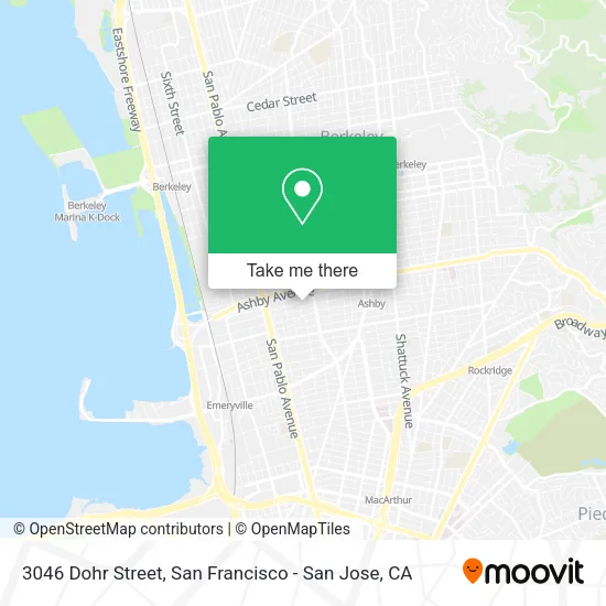 Mapa de 3046 Dohr Street
