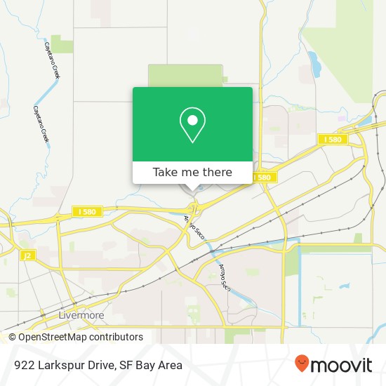 922 Larkspur Drive map