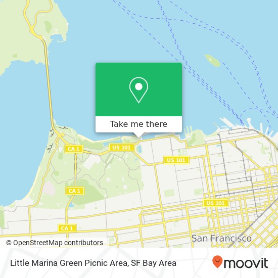 Mapa de Little Marina Green Picnic Area