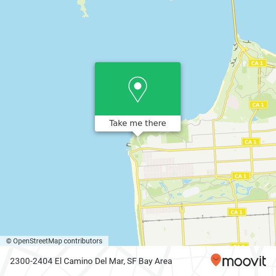 2300-2404 El Camino Del Mar map