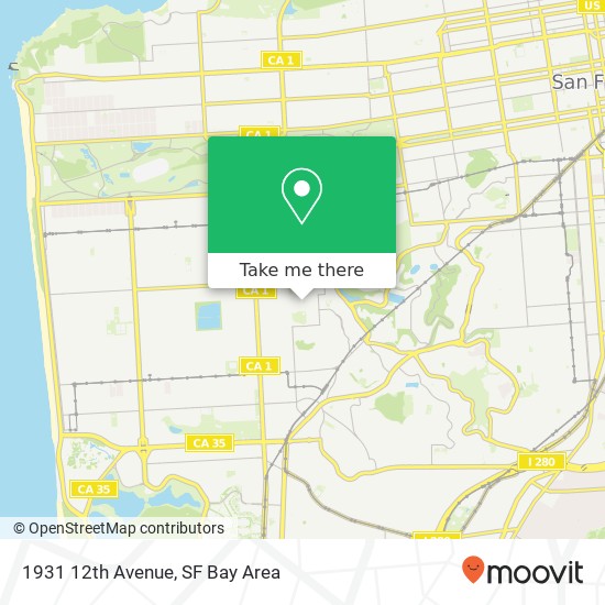 Mapa de 1931 12th Avenue