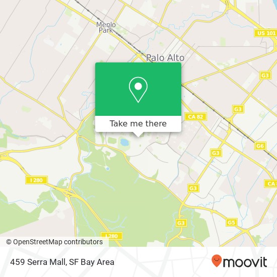 459 Serra Mall map