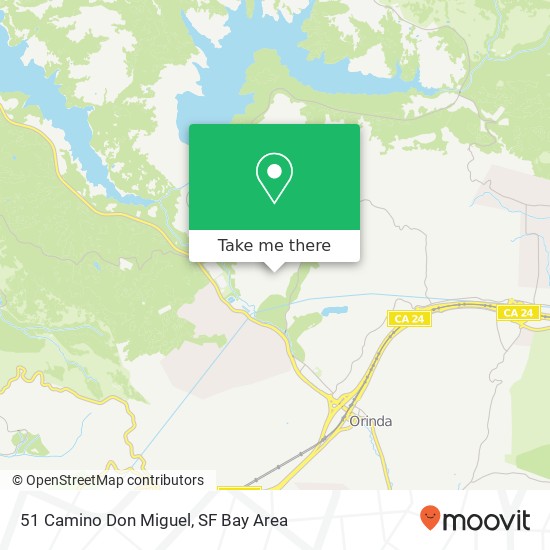 51 Camino Don Miguel map