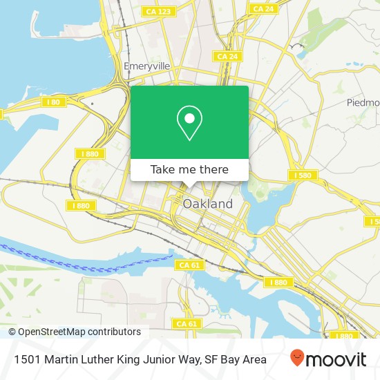 1501 Martin Luther King Junior Way map