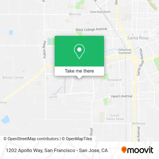 Mapa de 1202 Apollo Way