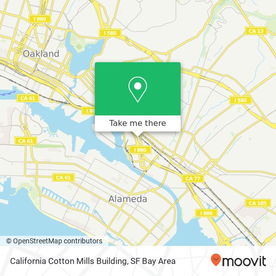 Mapa de California Cotton Mills Building