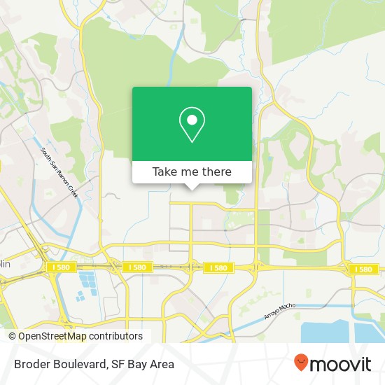 Broder Boulevard map