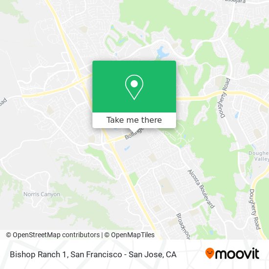 Bishop Ranch 1 map