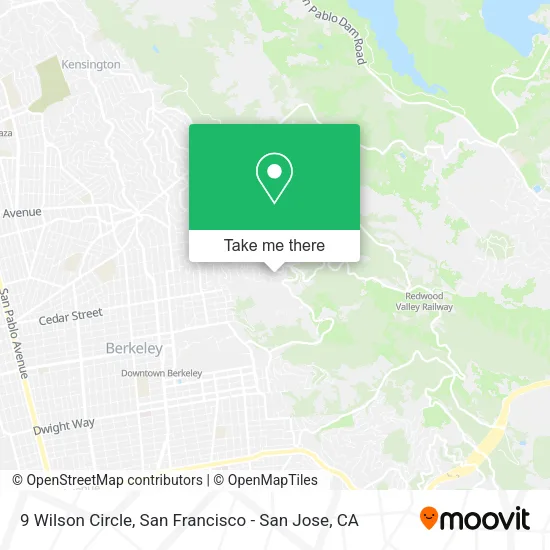 Mapa de 9 Wilson Circle