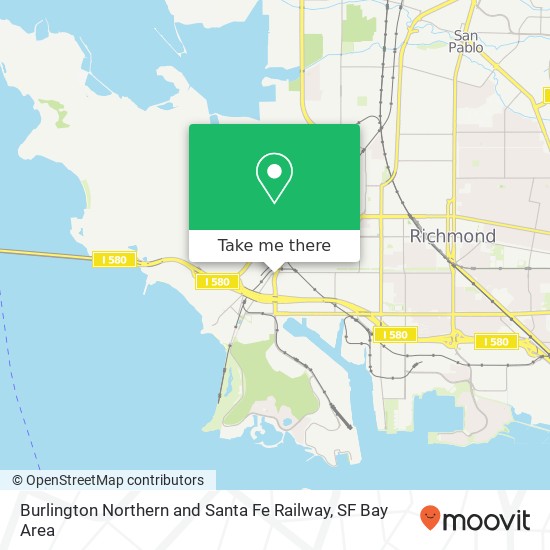 Burlington Northern and Santa Fe Railway map