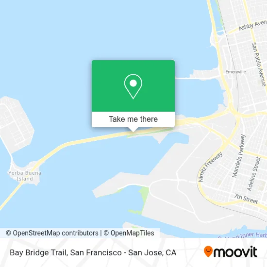 Bay Bridge Trail map