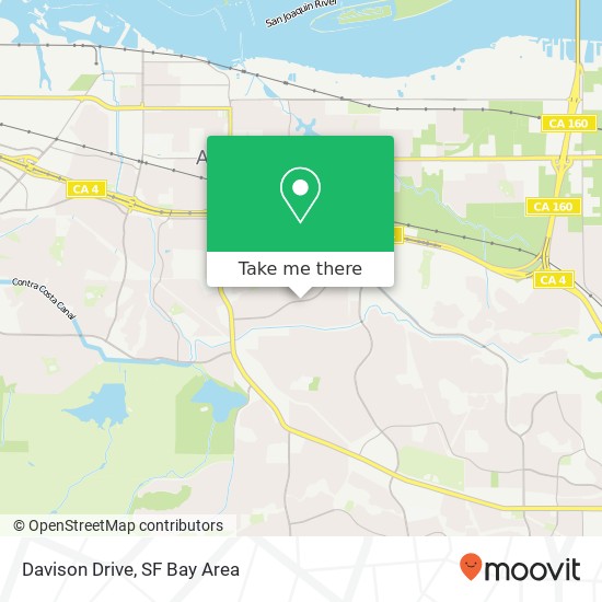 Davison Drive map