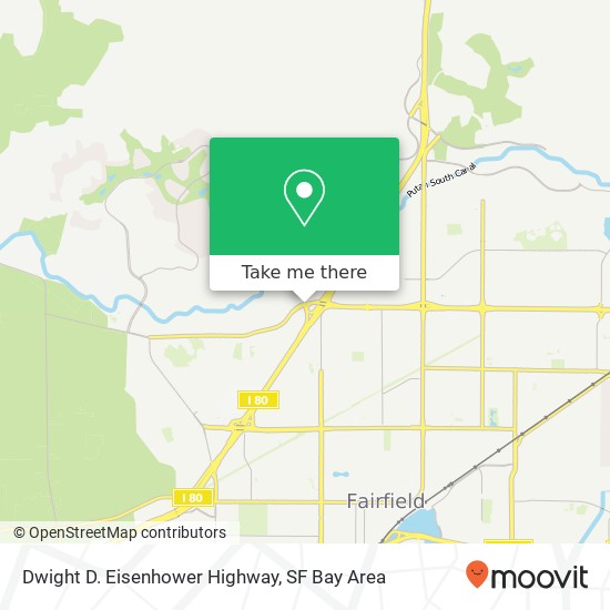 Mapa de Dwight D. Eisenhower Highway