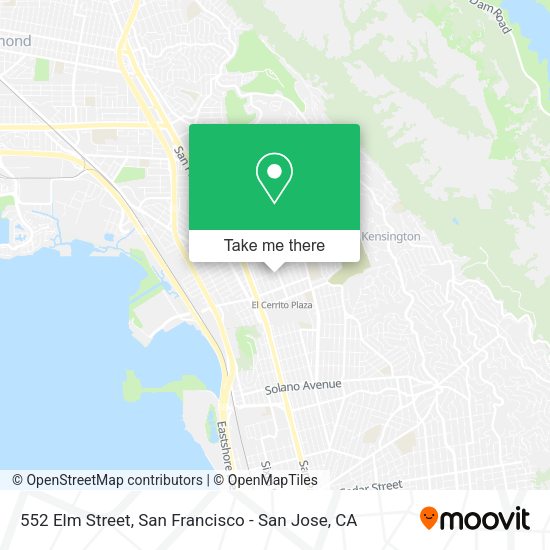552 Elm Street map