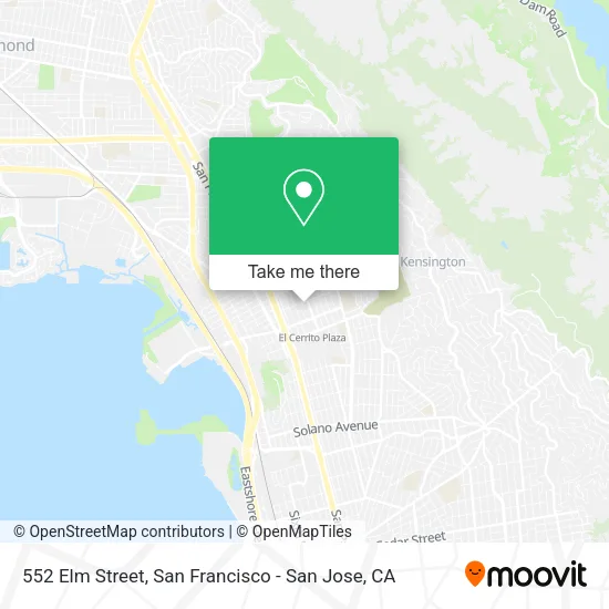 552 Elm Street map