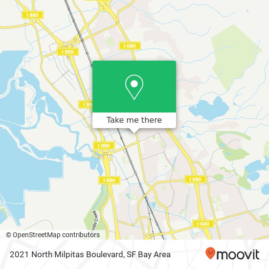 Mapa de 2021 North Milpitas Boulevard