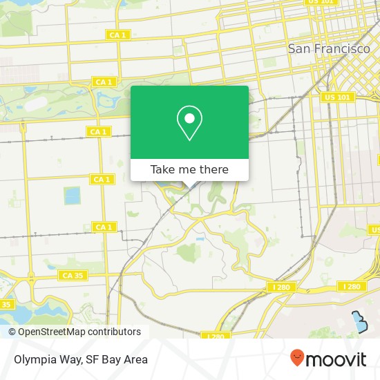 Olympia Way map