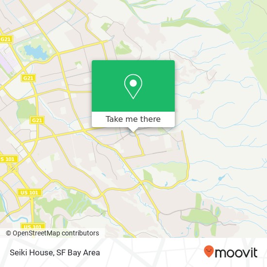 Mapa de Seiki House, 4035 Evergreen Village Sq San Jose, CA 95135