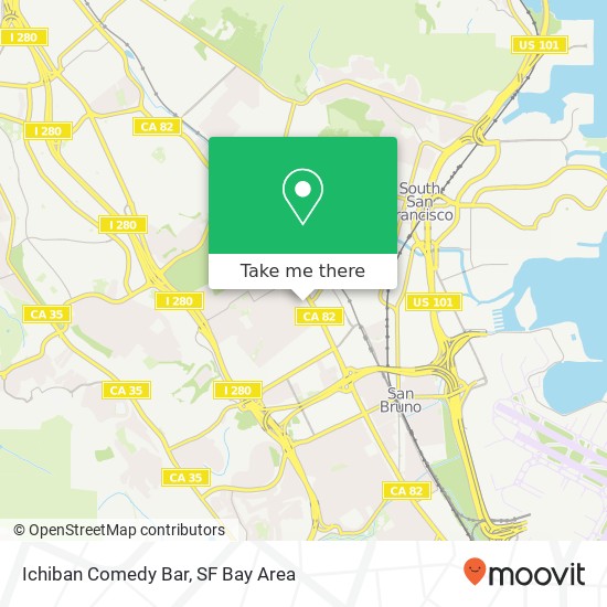 Ichiban Comedy Bar map