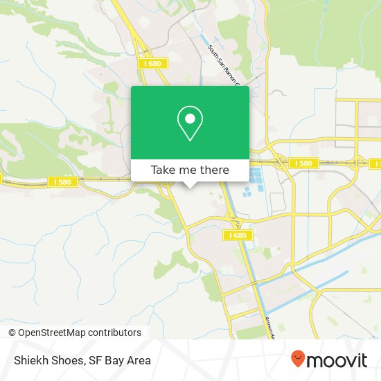 Mapa de Shiekh Shoes, Pleasanton, CA 94588