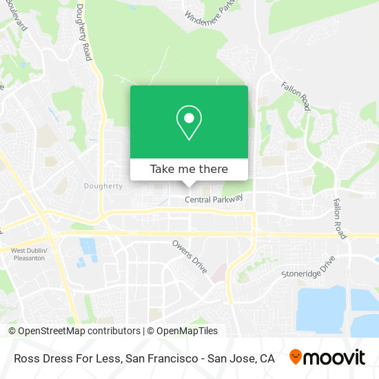 Mapa de Ross Dress For Less