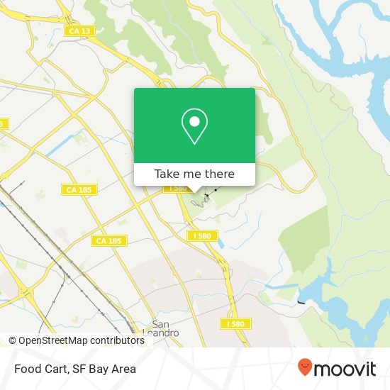 Mapa de Food Cart, Oakland, CA 94605