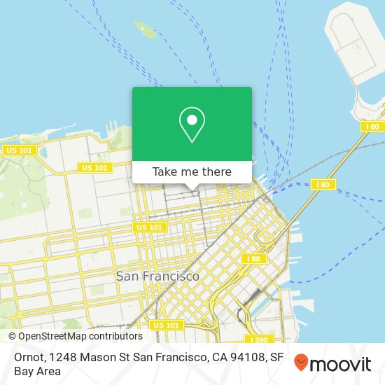 Ornot, 1248 Mason St San Francisco, CA 94108 map