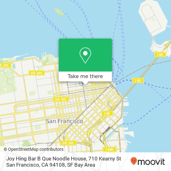 Joy Hing Bar B Que Noodle House, 710 Kearny St San Francisco, CA 94108 map