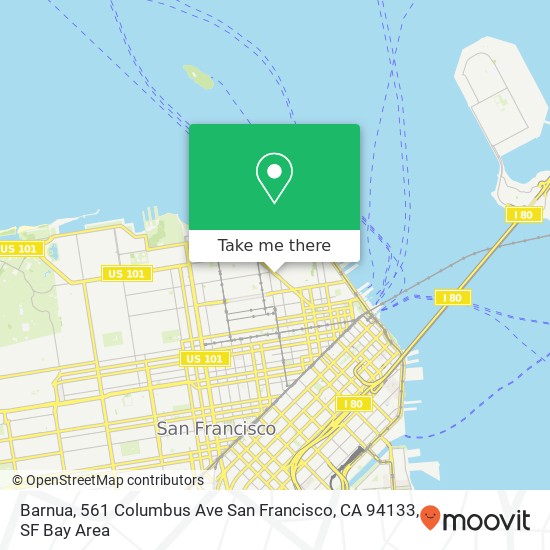 Barnua, 561 Columbus Ave San Francisco, CA 94133 map