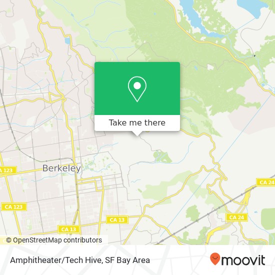 Amphitheater/Tech Hive map
