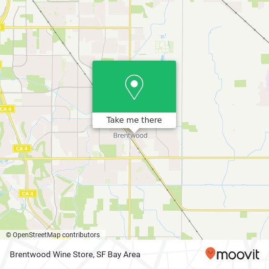 Mapa de Brentwood Wine Store
