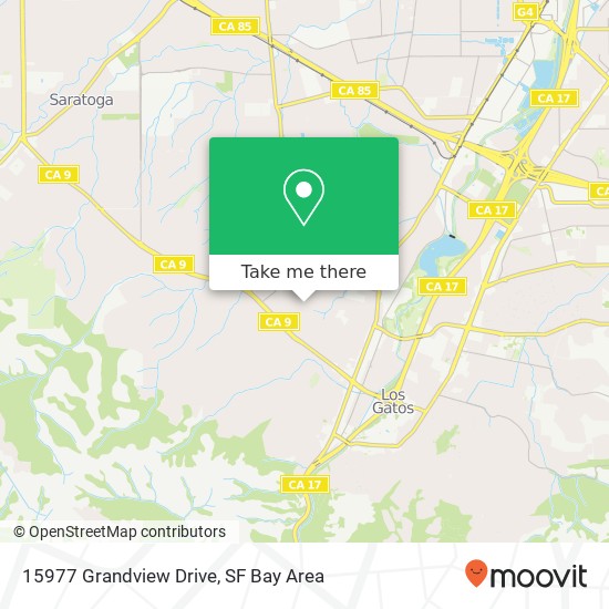15977 Grandview Drive map