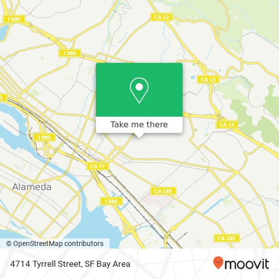 Mapa de 4714 Tyrrell Street