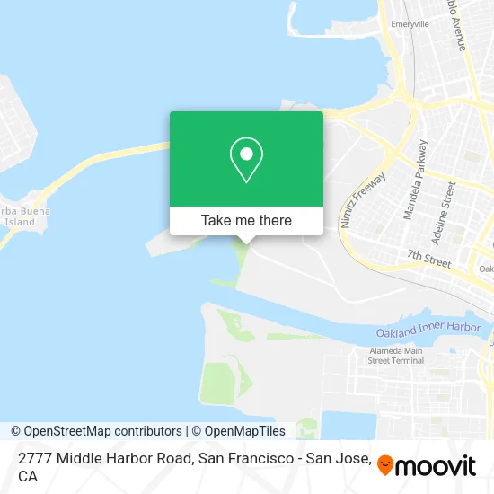 2777 Middle Harbor Road map