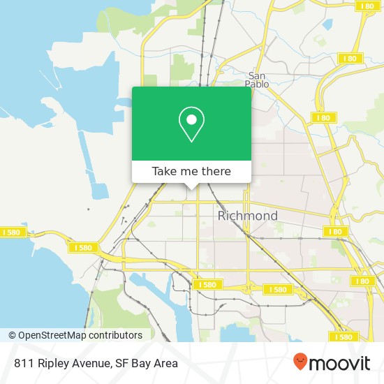 811 Ripley Avenue map