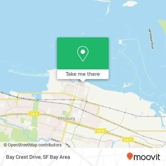 Mapa de Bay Crest Drive