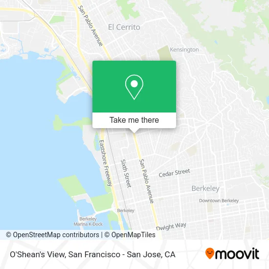 Mapa de O'Shean's View