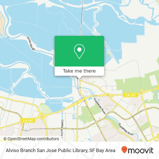 Alviso Branch San Jose Public Library map