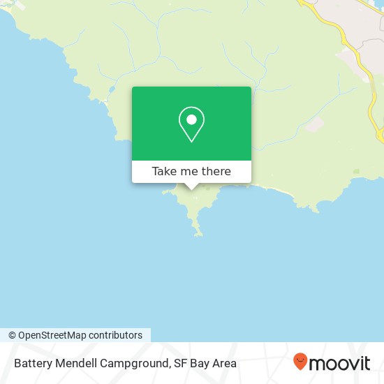 Mapa de Battery Mendell Campground