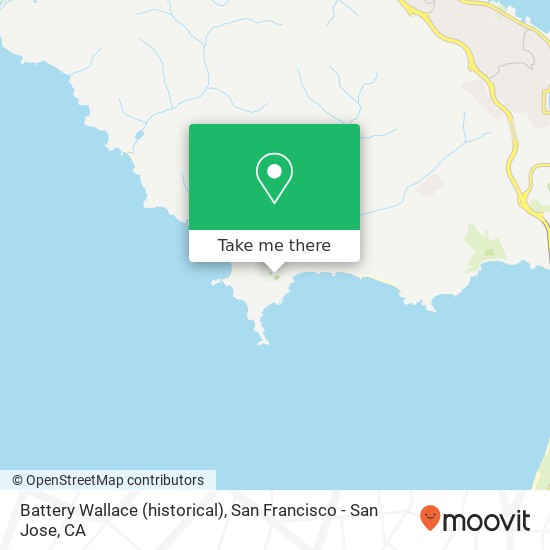 Battery Wallace (historical) map