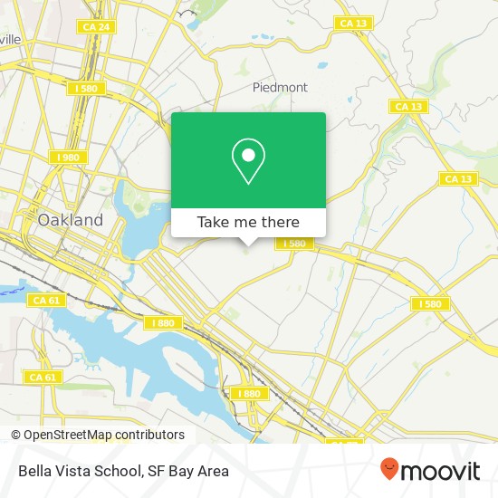 Mapa de Bella Vista School