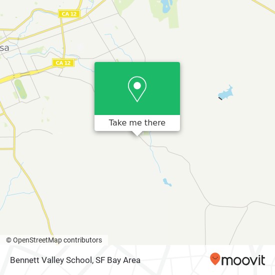 Mapa de Bennett Valley School